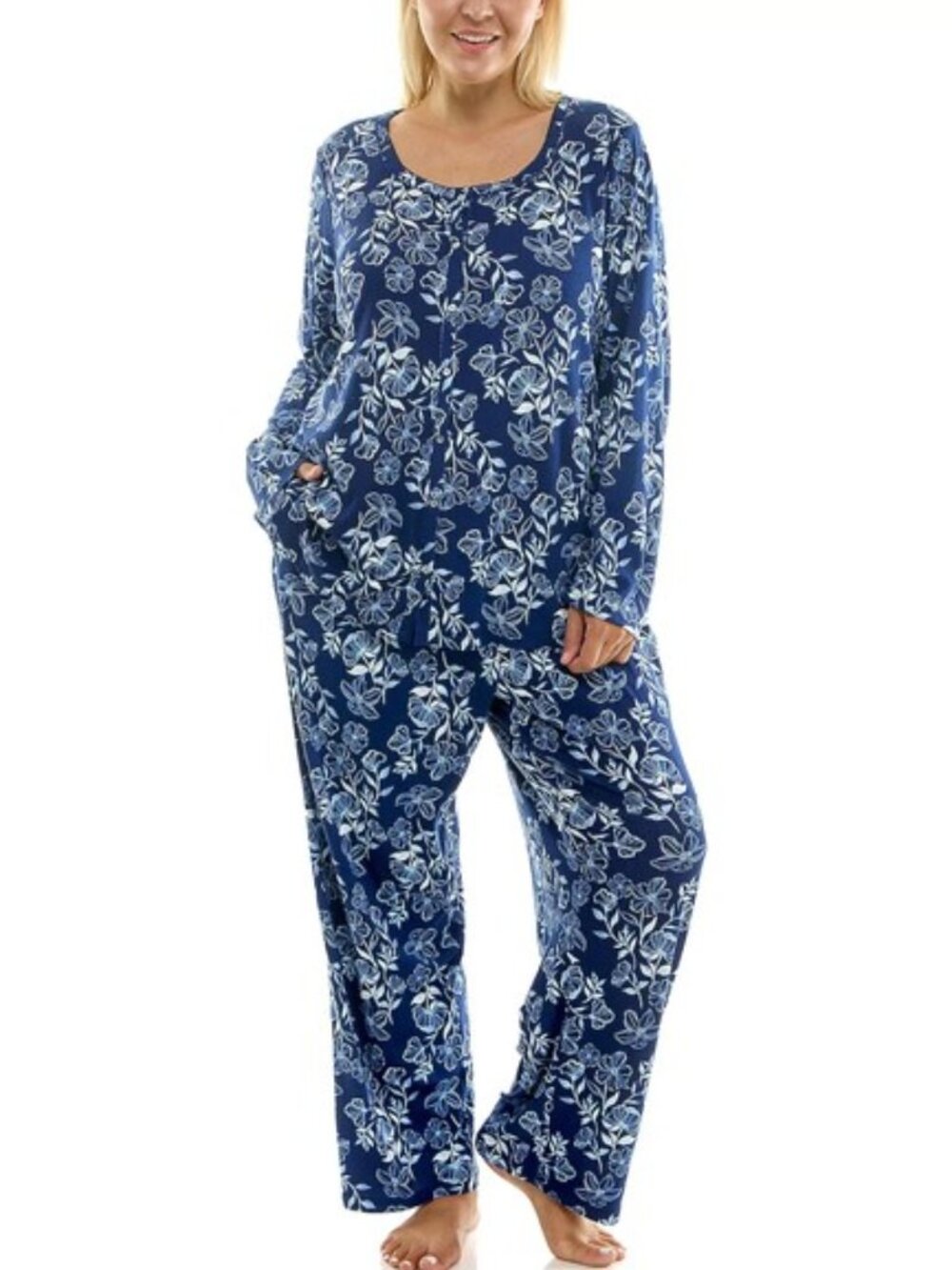 Croft & Barrow Long Sleeve Pajama Set 3X